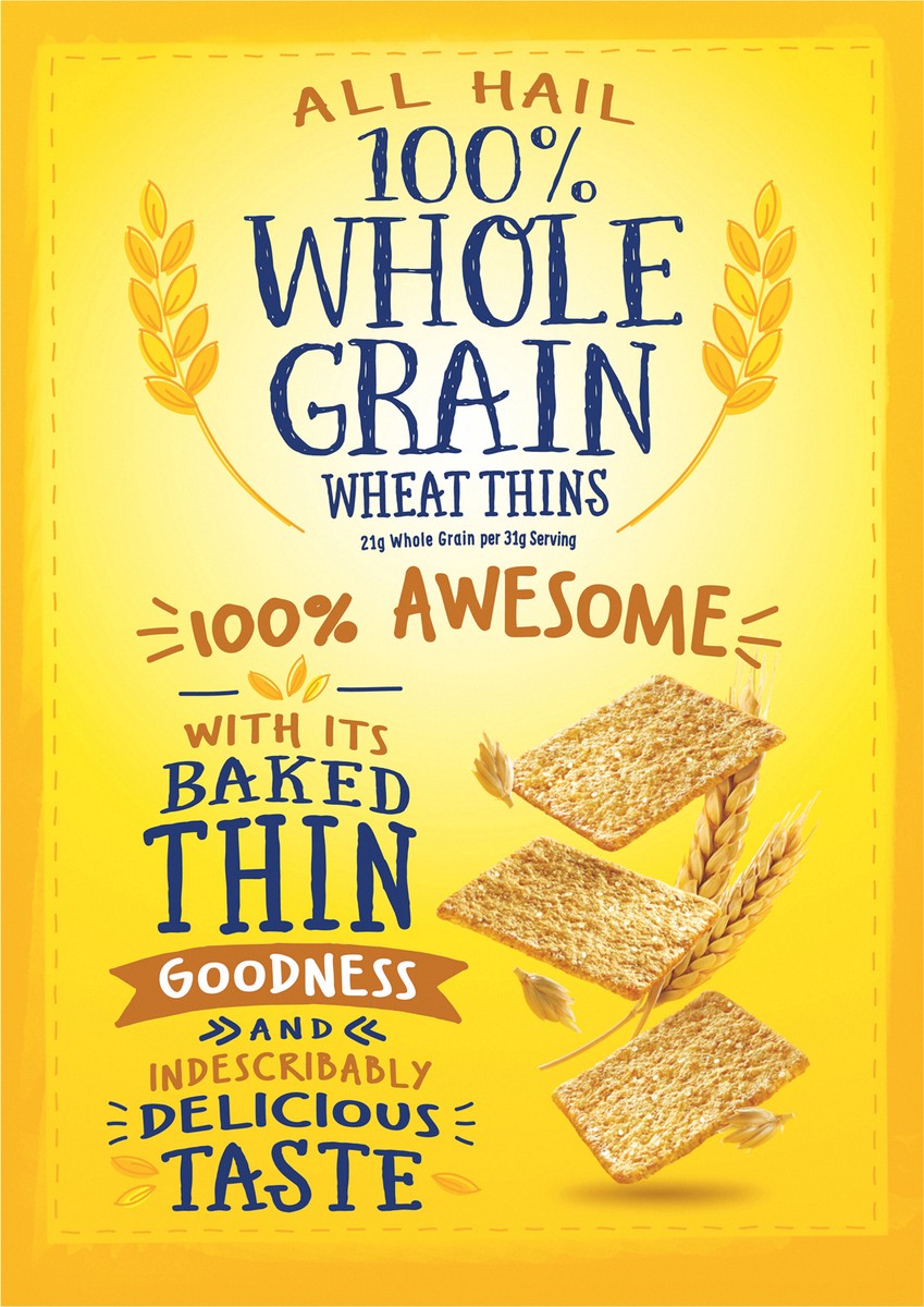 slide 5 of 12, Wheat Thins Original Whole Grain Wheat Crackers, Family Size, 16 oz, 1 lb