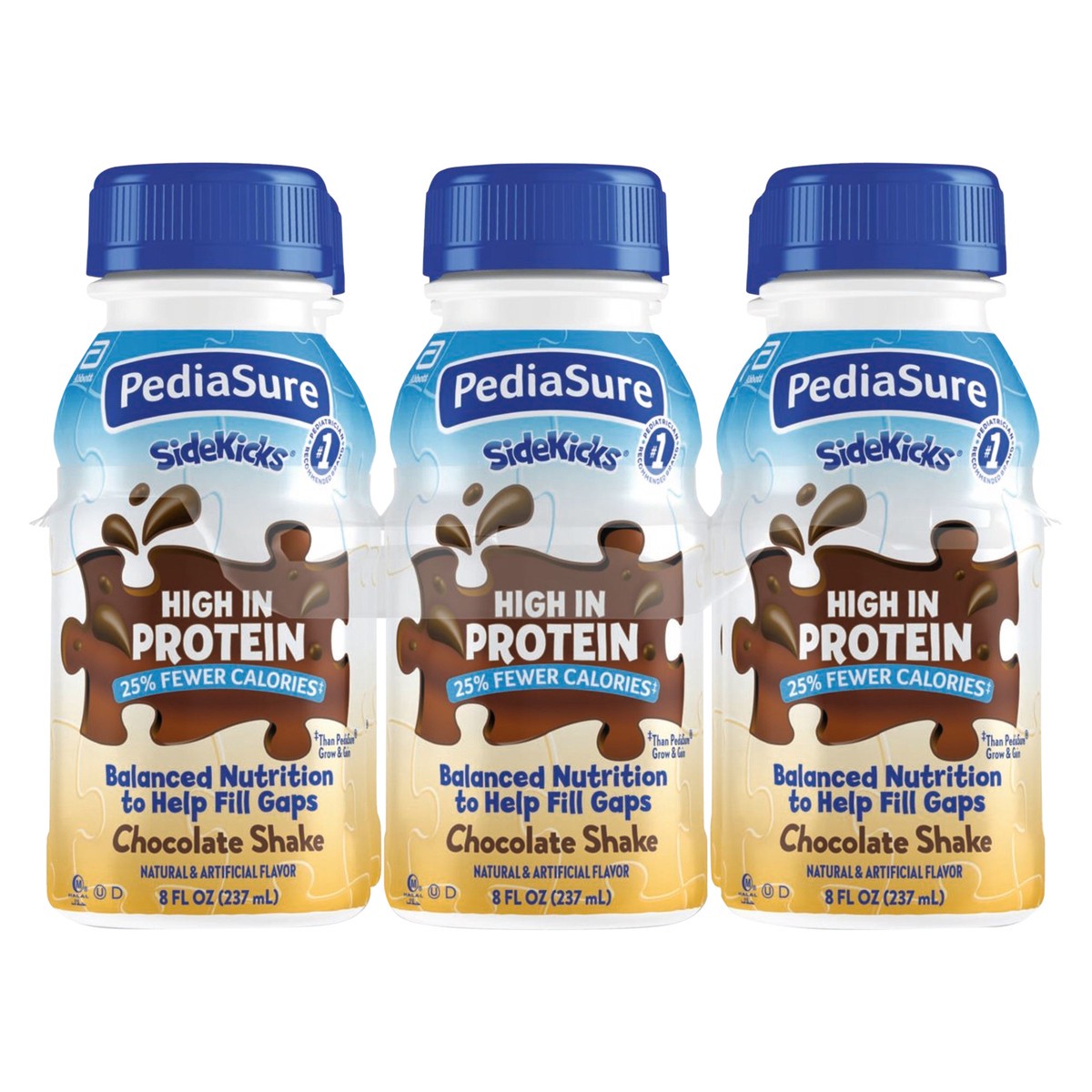 slide 1 of 5, PediaSure SideKicks Chocolate Shake 6 - 8 fl oz Bottles, 6 ct