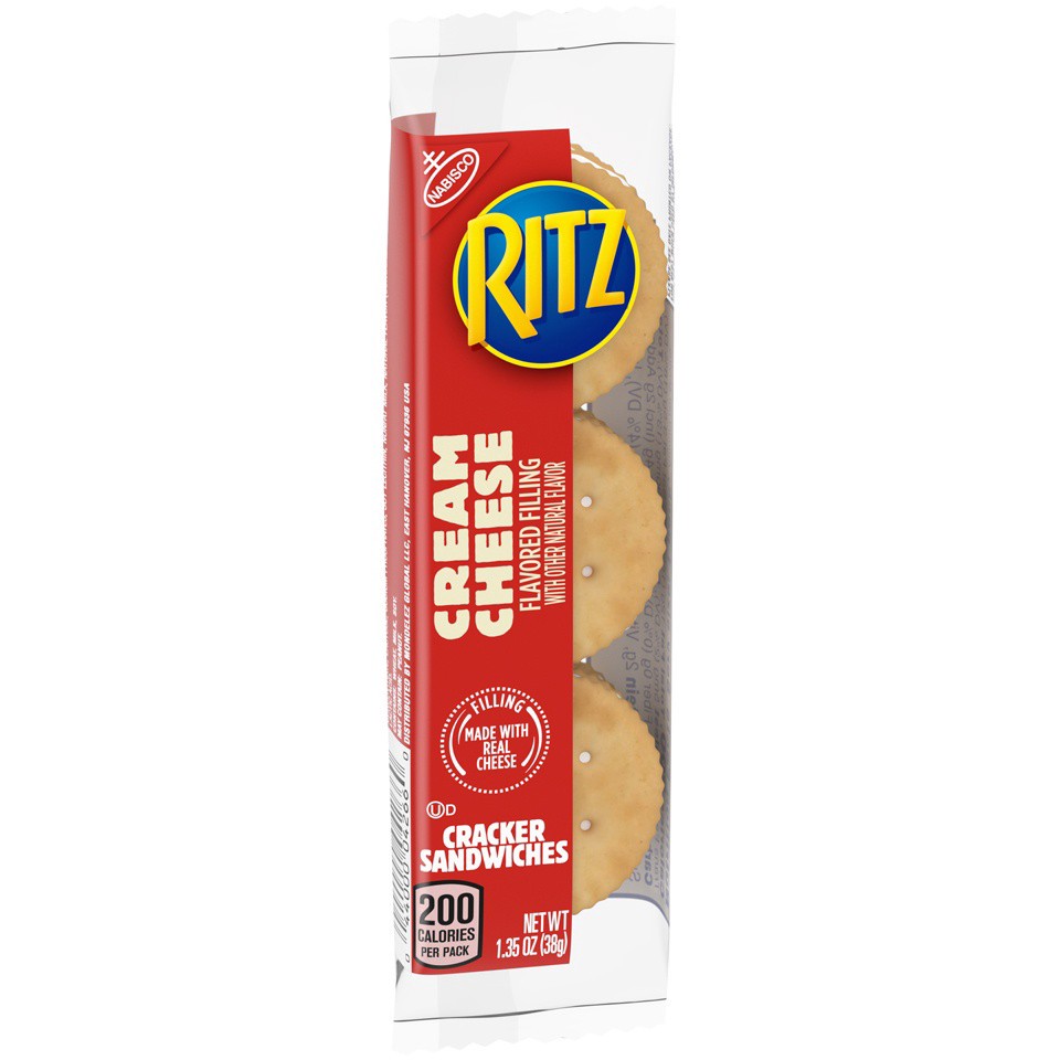 slide 3 of 9, RITZ Peanut Butter Sandwich Crackers, Family Size, 1 - 1.35 oz Pack
, 1.35 oz