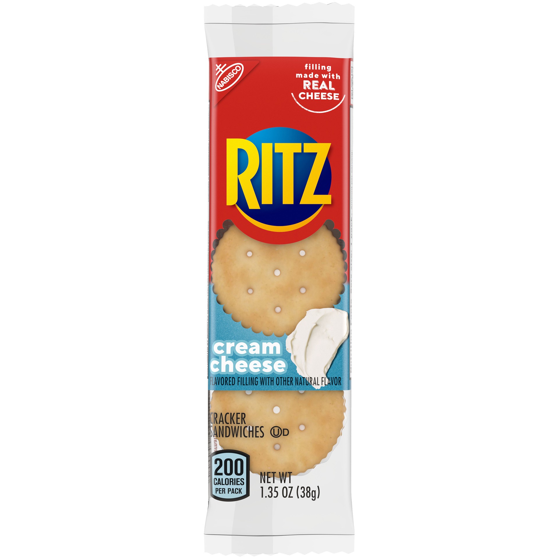 slide 1 of 9, RITZ Peanut Butter Sandwich Crackers, Family Size, 1 - 1.35 oz Pack
, 1.35 oz