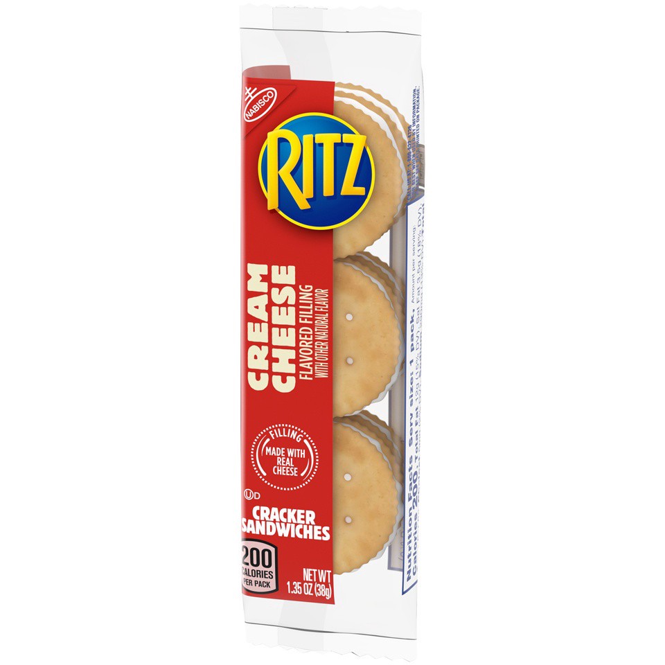 slide 9 of 9, RITZ Peanut Butter Sandwich Crackers, Family Size, 1 - 1.35 oz Pack
, 1.35 oz