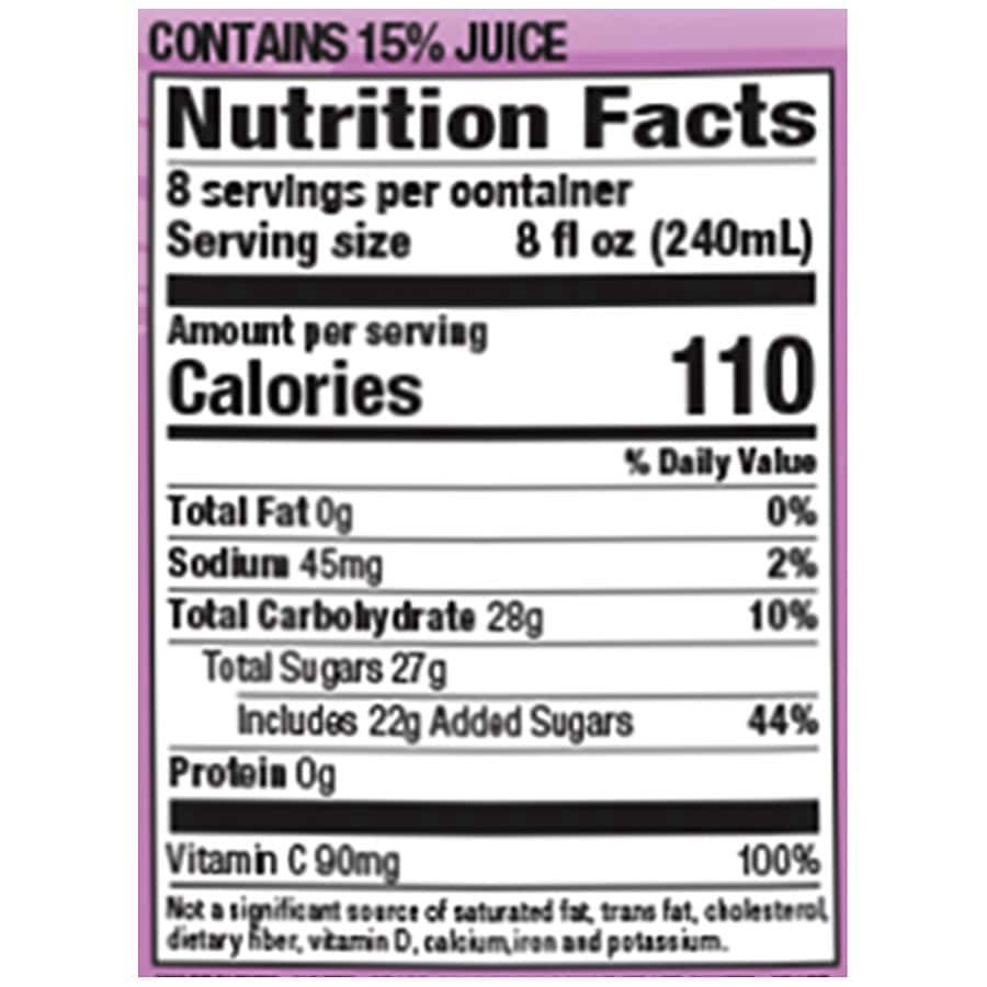 slide 3 of 5, Nice! Cranberry Grape Cocktail - 64 fl oz, 64 fl oz