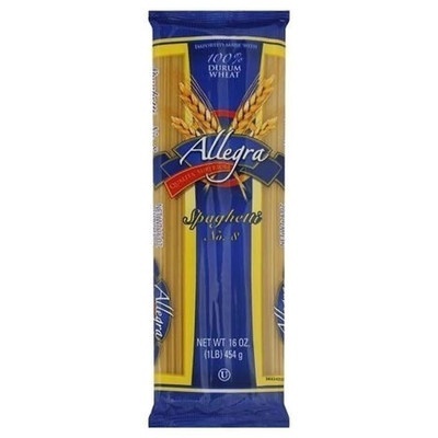 slide 1 of 1, Allegra Pasta Spaghetti, 16 oz