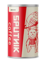 Sputnik Medium Roast Can, Ground - 8 Oz
