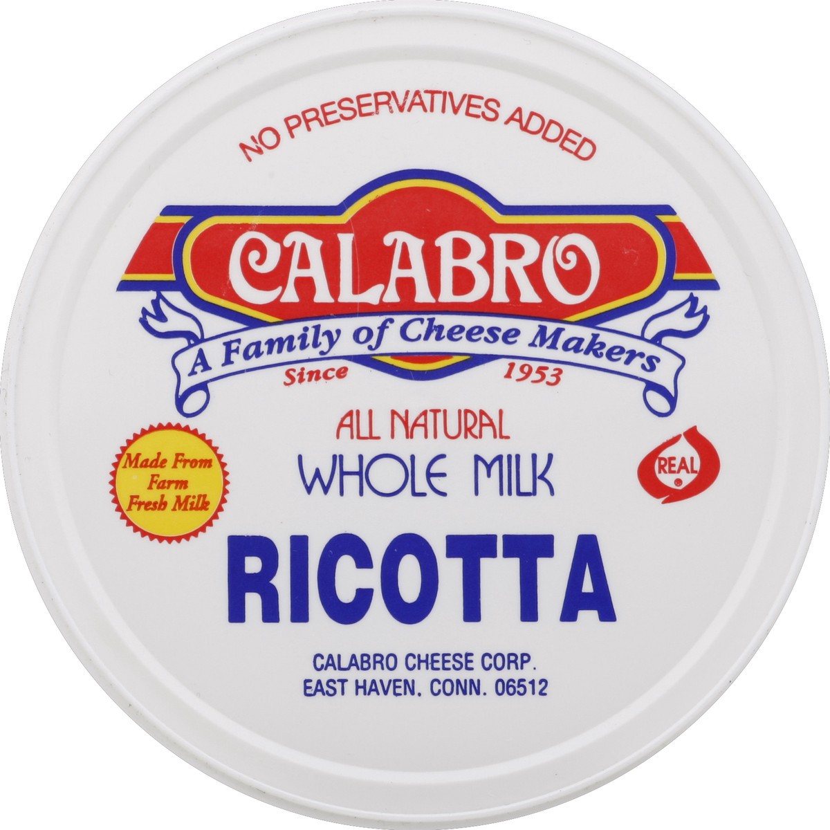 slide 2 of 4, Calabro Whole Milk Ricotta Cheese, 16 oz