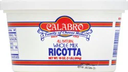 Calabro Whole Milk Ricotta Cheese