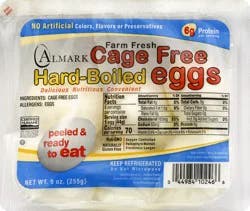 Almark Foods Cage Free Hard Boiled Eggs - 9 oz