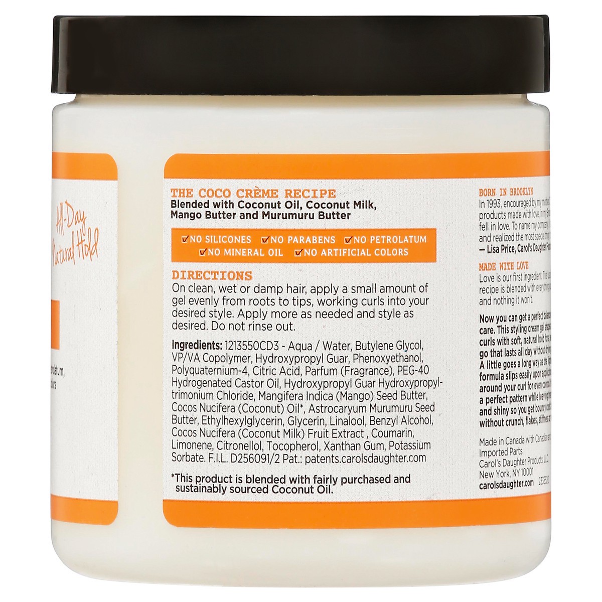 slide 7 of 13, Carol's Daughter Coco Creme Curl Shaping Cream Gel 16 oz, 16 oz
