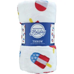 Destination Holiday Popsicles Throw Blanket