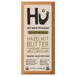 Hu Organic Hazelnut Butter + Hazelnut Crunch Milk Chocolate