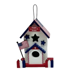 Destination Holiday Red White & Blue House Patriotic Table Décor
