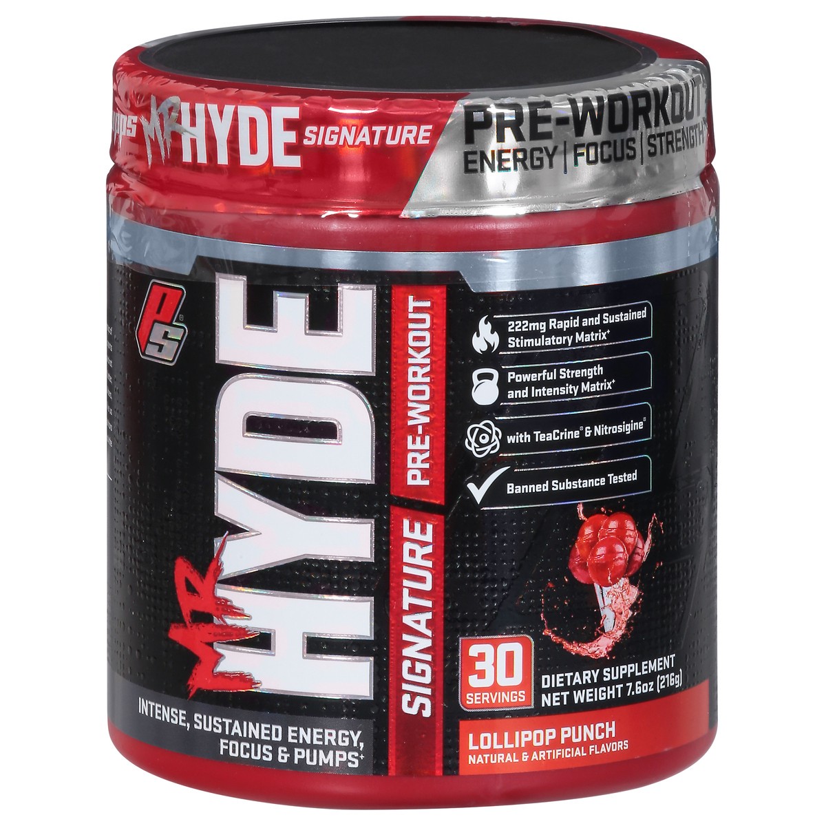slide 1 of 9, Hyde Lollipop Punch Pre-Workout 7.6 oz, 7.6 oz