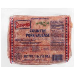 Stevens Country Pork Sausage 1 lb