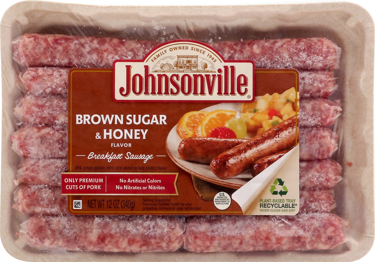 slide 11 of 13, Johnsonville Brown Sugar & Honey Flavor Breakfast Sausage 12 oz, 12 oz