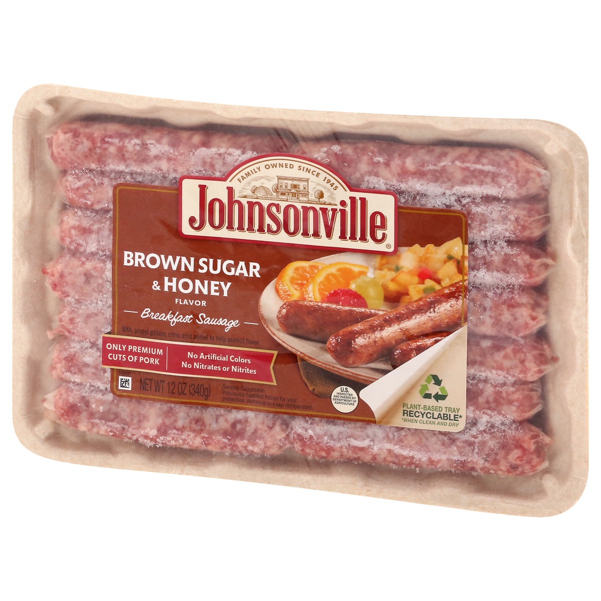 slide 2 of 13, Johnsonville Brown Sugar & Honey Flavor Breakfast Sausage 12 oz, 12 oz
