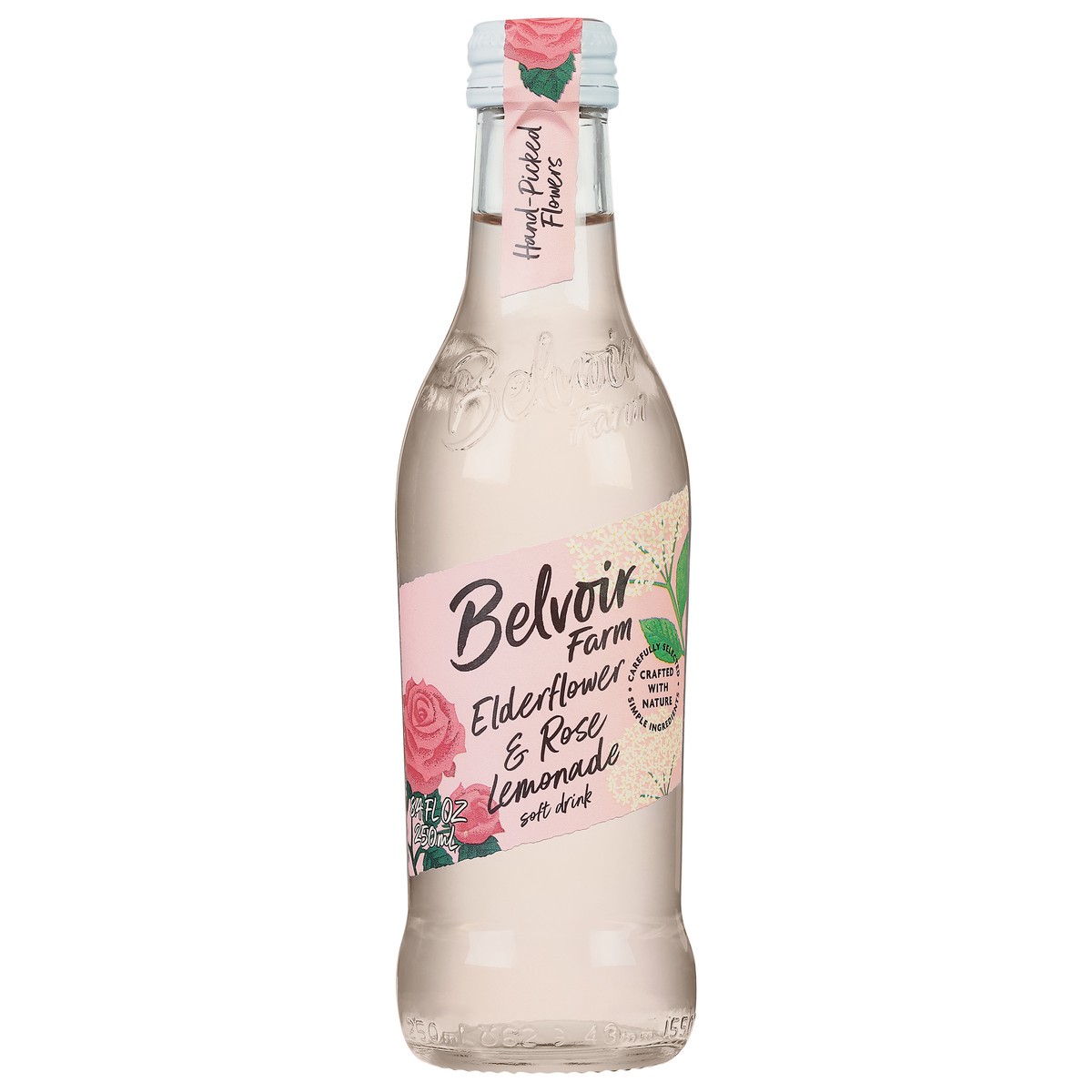 slide 6 of 11, Belvoir Farm Elderflower & Rose Lemonade Soft Drink - 8.4 fl oz, 8.4 fl oz