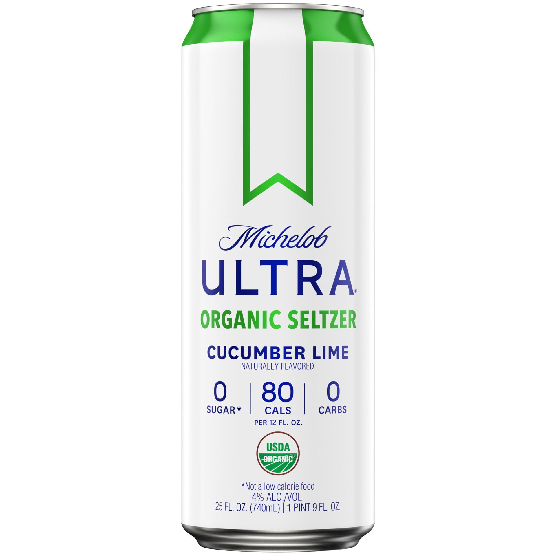 slide 1 of 1, Michelob ULTRA Cucumber Lime Organic Hard Seltzer, 25 FL OZ Can, 25 fl oz