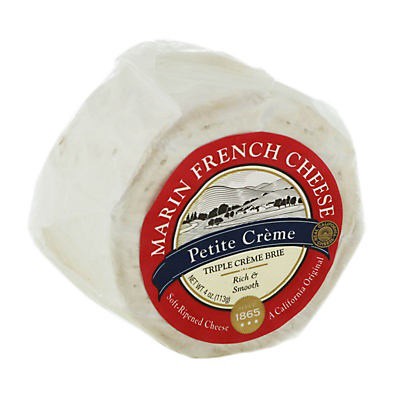 slide 1 of 9, Marin French Cheese Petite Creme Triple Creme Brie, 4 oz