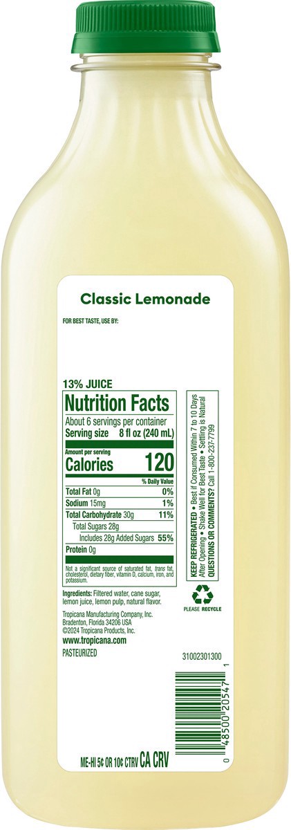 slide 2 of 12, Tropicana Lemonade, 1 ct