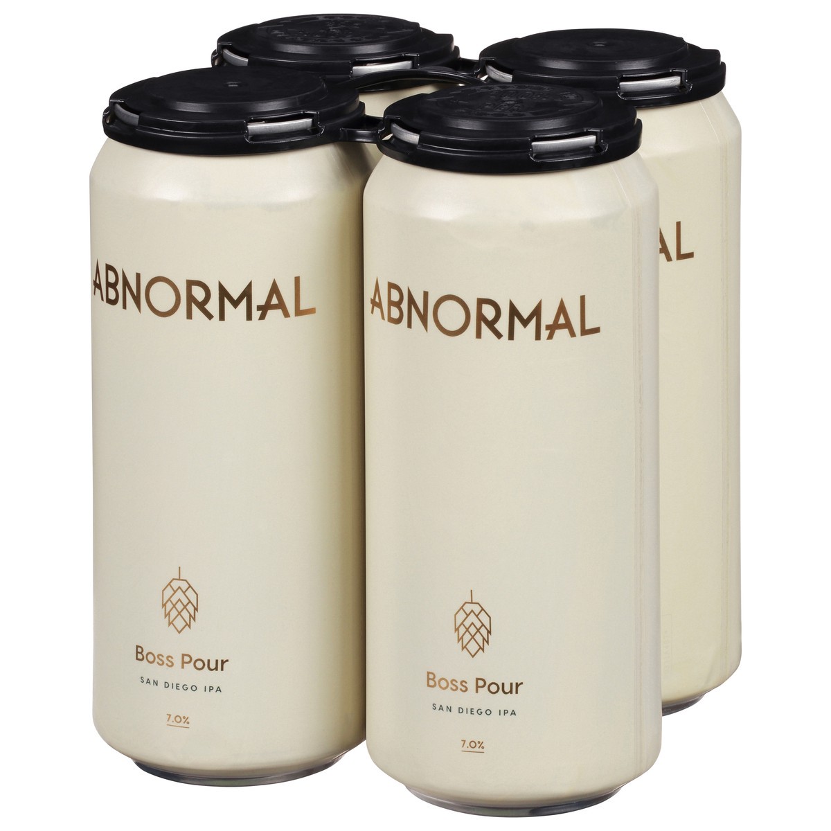 slide 9 of 9, Abnormal San Diego IPA Boss Pour Beer 4 - 473 ml Cans, 4 ct