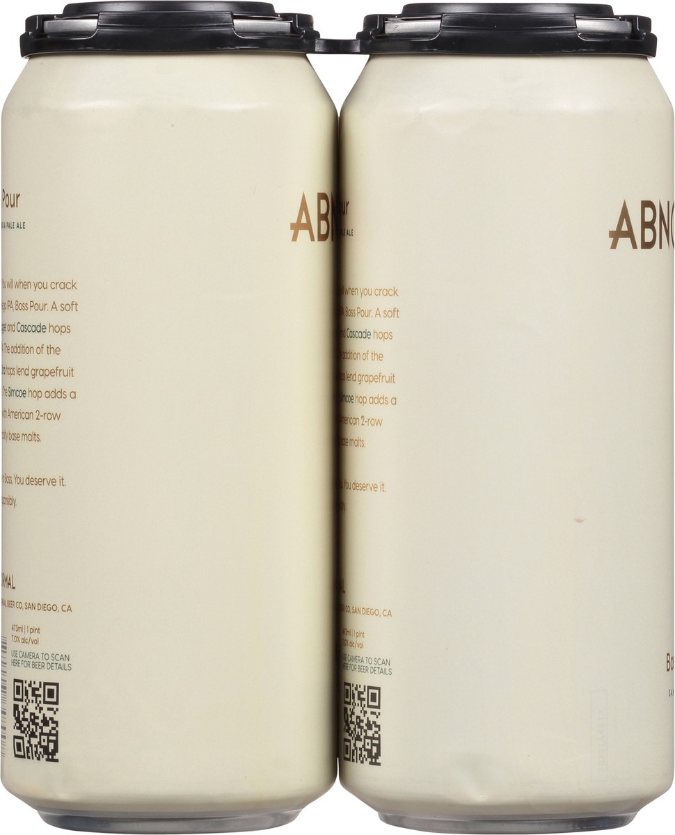 slide 5 of 9, Abnormal San Diego IPA Boss Pour Beer 4 - 473 ml Cans, 4 ct
