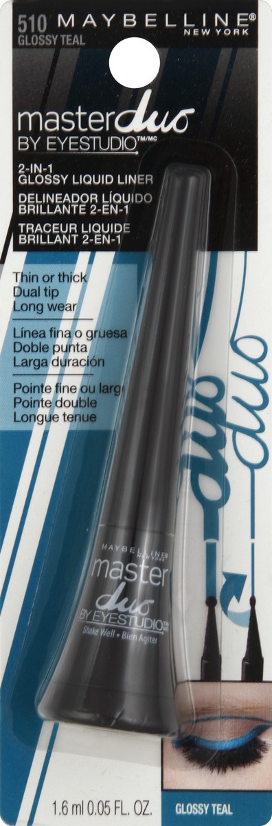 slide 3 of 3, Maybelline Glossy Liquid Liner 0.05 oz, 0.05 oz