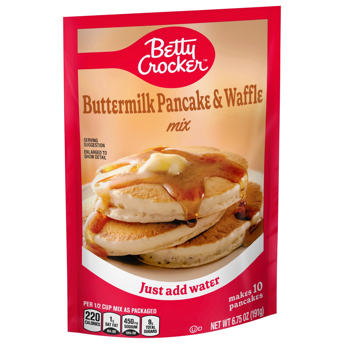 slide 2 of 11, Betty Crocker Buttermilk Complete Pancake Mix Pouch, 6.75 oz