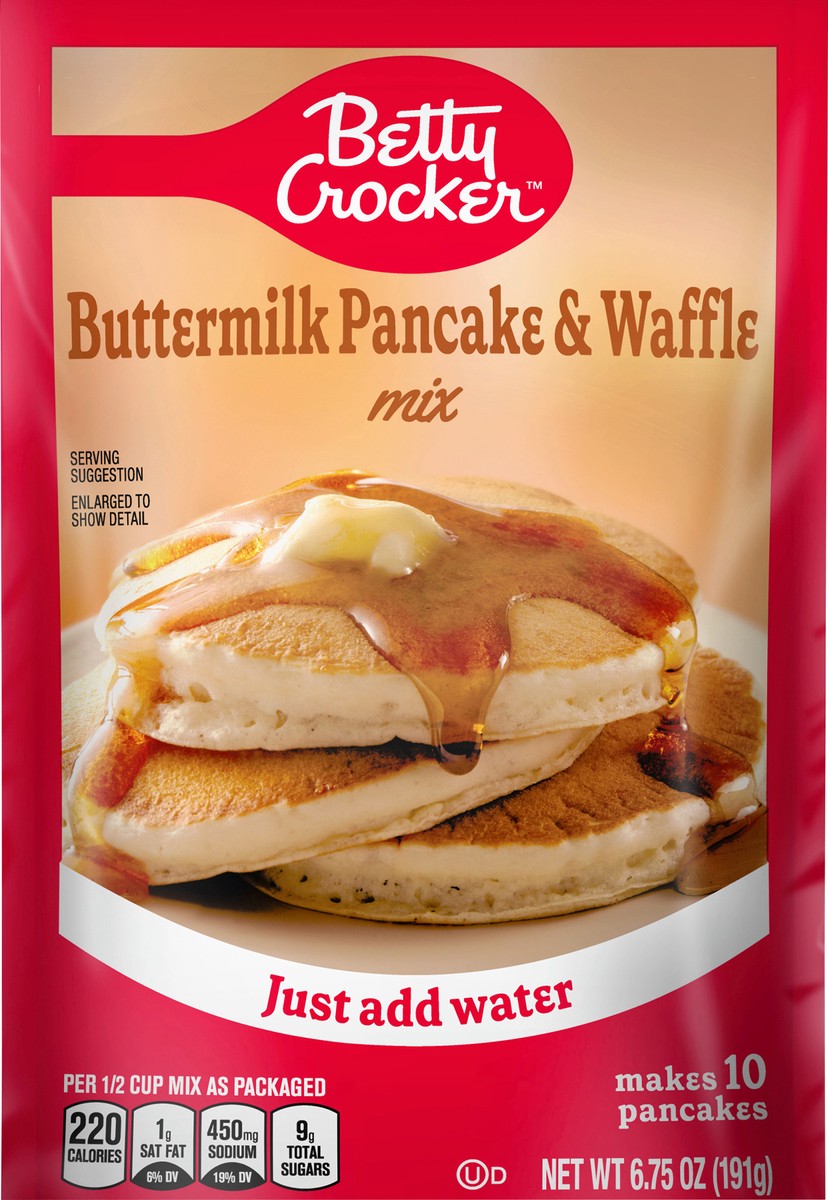 slide 9 of 11, Betty Crocker Buttermilk Complete Pancake Mix Pouch, 6.75 oz