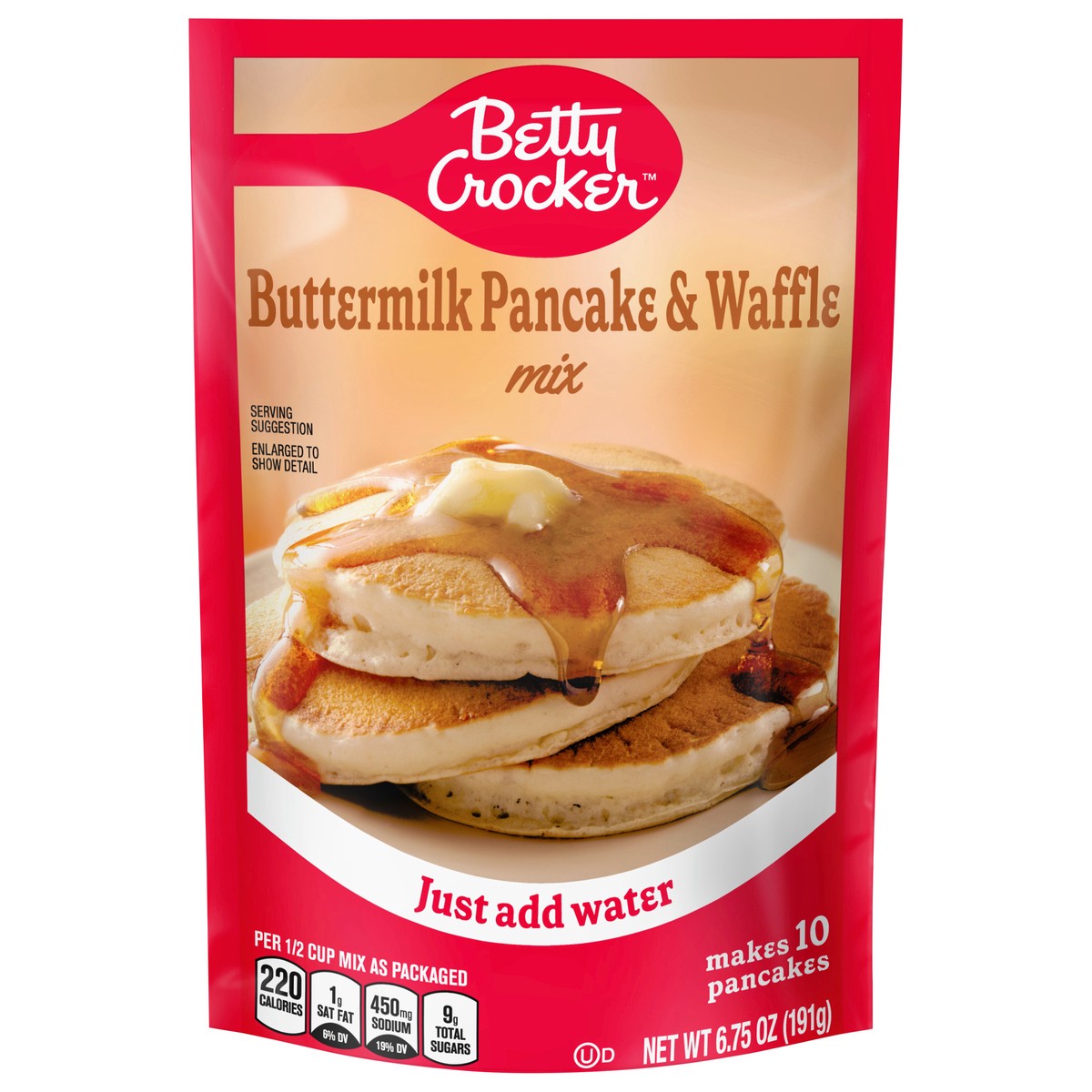 slide 1 of 11, Betty Crocker Buttermilk Complete Pancake Mix Pouch, 6.75 oz