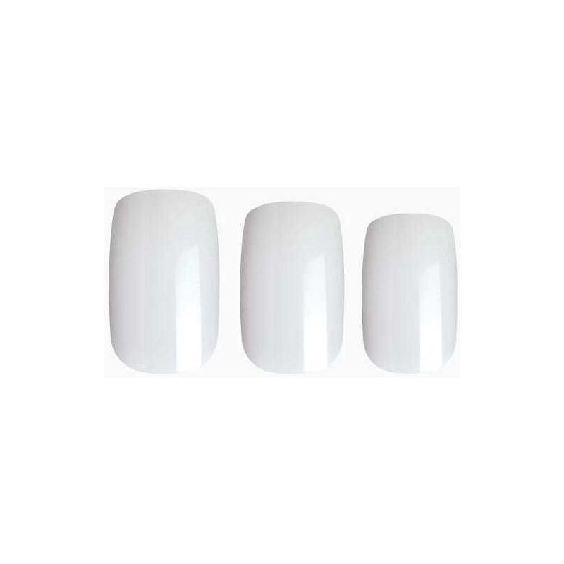 slide 3 of 4, Kiss Square Full-Cover Nails Short 100 ea, 100 ct