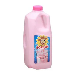 Borden Bord/whl/milk Strawberry Half