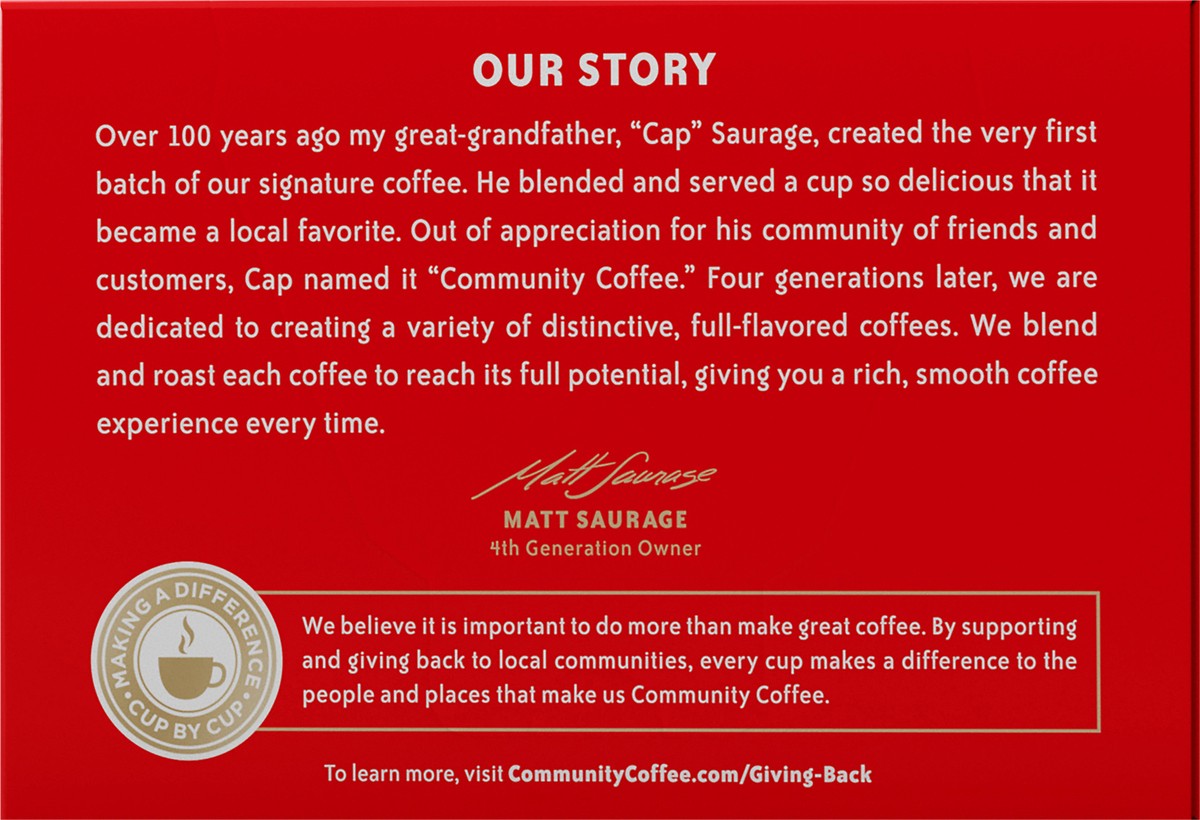 slide 4 of 10, Community Coffee Coffee, Spiced Pumpkin Pecan Pie, K-Cup Pods, 10 ct