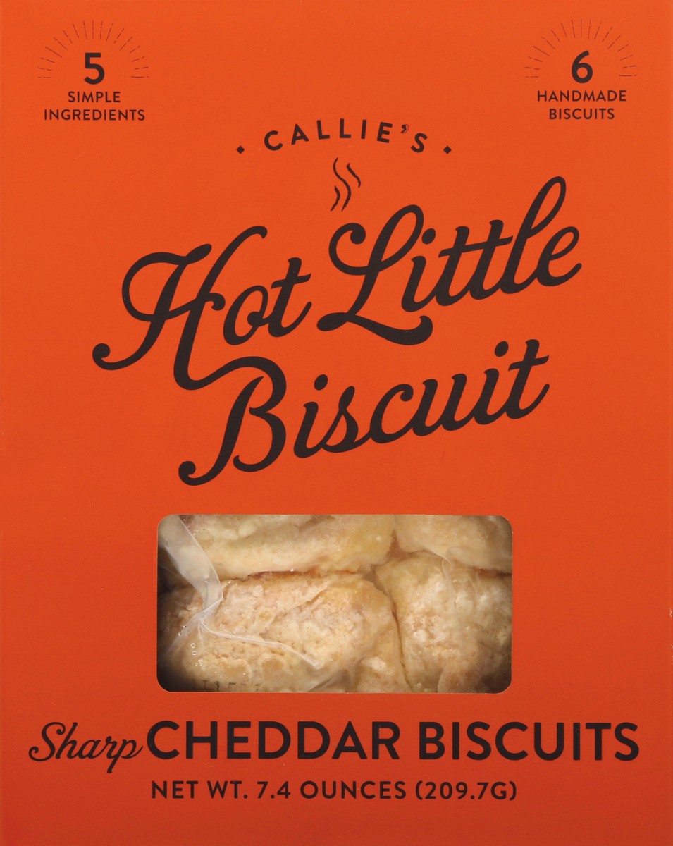 slide 6 of 9, Callie's Hot Little Sharp Cheddar Biscuit 6 ea, 7.4 oz