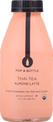 Pop & Bottle Pop&bottle Thai Tea Almond Latte - 11 fl oz