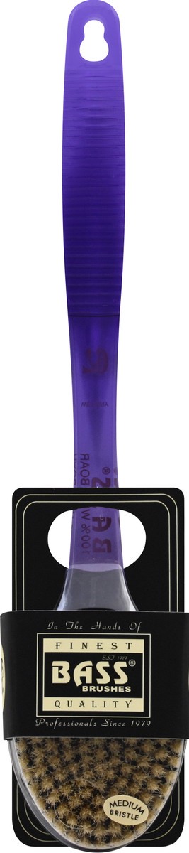 slide 5 of 6, Bass Brushes Bass Body Care Bass Brush, Acrylic Wild Boar, 1 ct