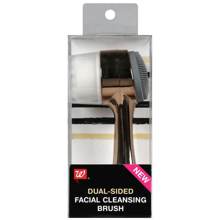slide 5 of 5, Walgreens Dual-Sided Facial Cleansing Brush, 1 ct