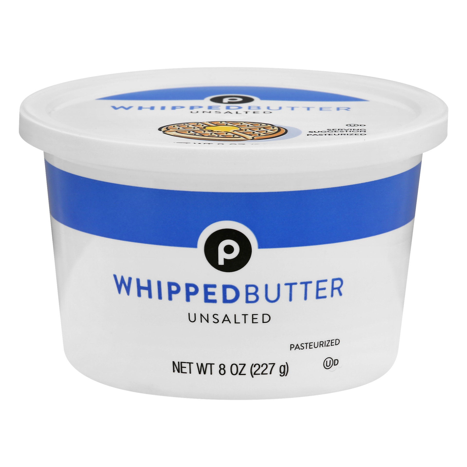 slide 1 of 1, Publix Unsalted Whipped Butter, 8 oz