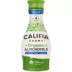 Califia Farms Organic Vanilla Almond Milk - 48 fl oz