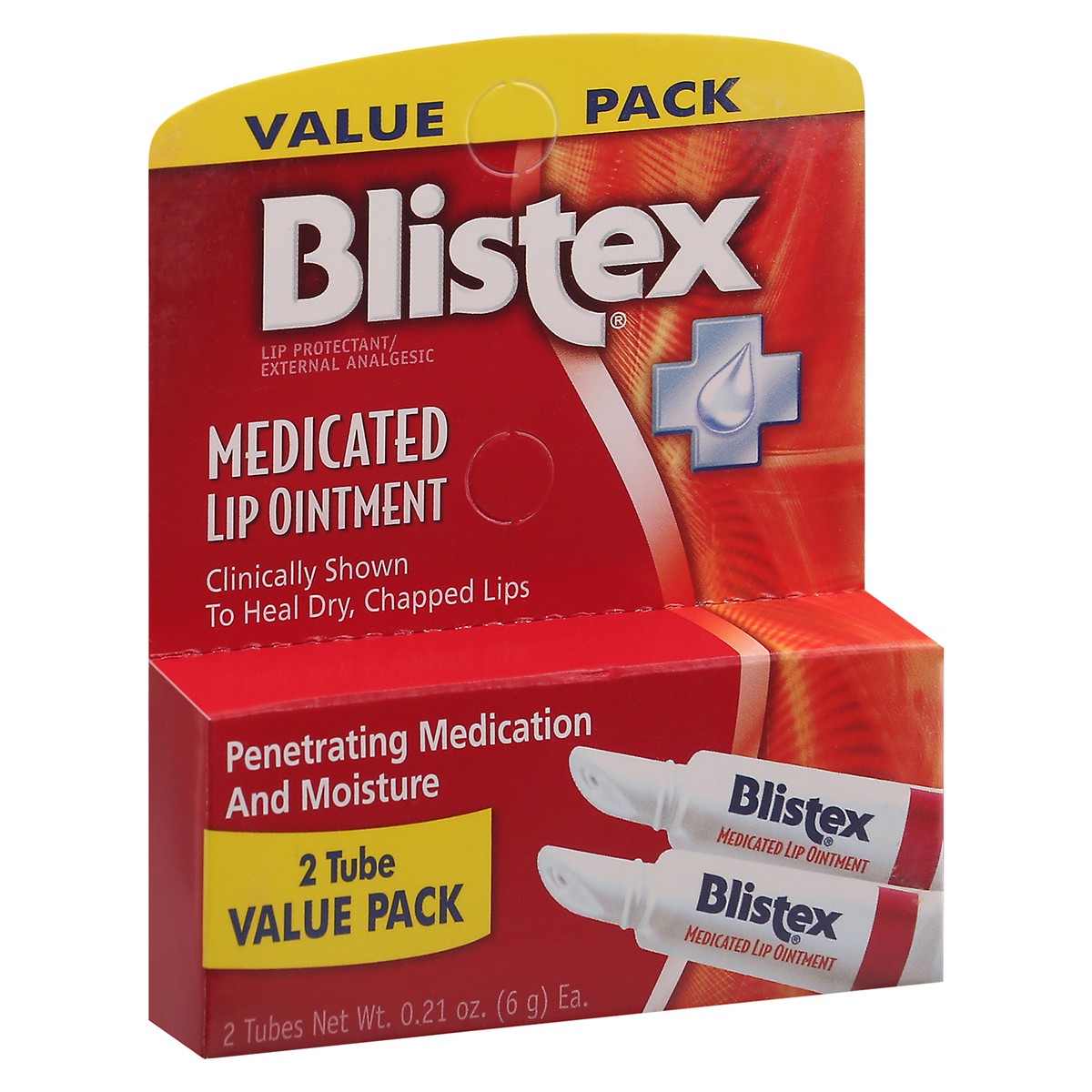 slide 2 of 9, Blistex Medicated Lip Ointment Value Pack Tube 2 ea, 2 ct
