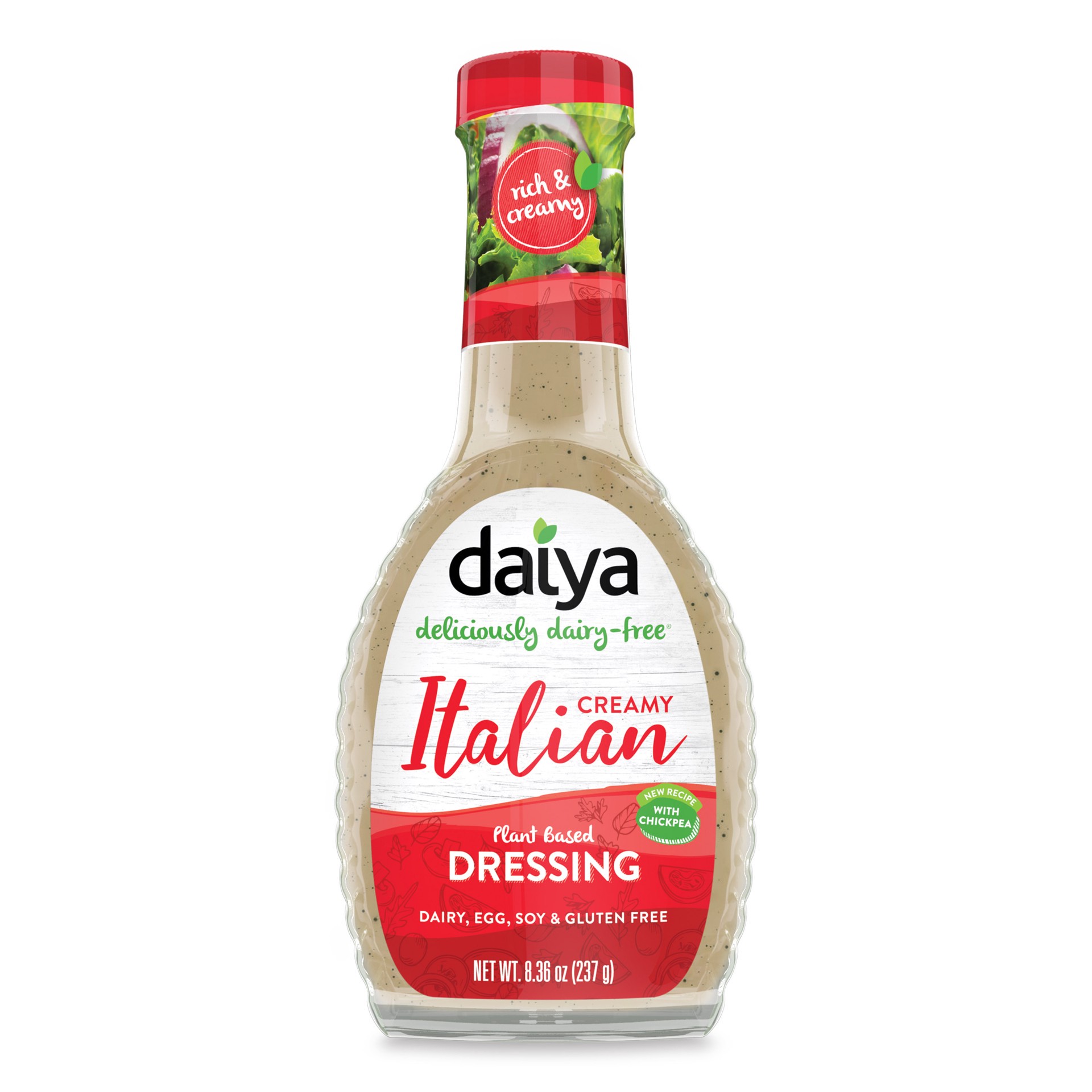 slide 1 of 2, Daiya Dairy Free Creamy Italian Vegan Salad Dressing - 8.36 oz, 8.36 oz