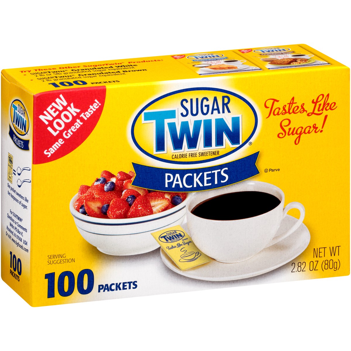 slide 6 of 9, Sugar Twin Packets, 100 ct