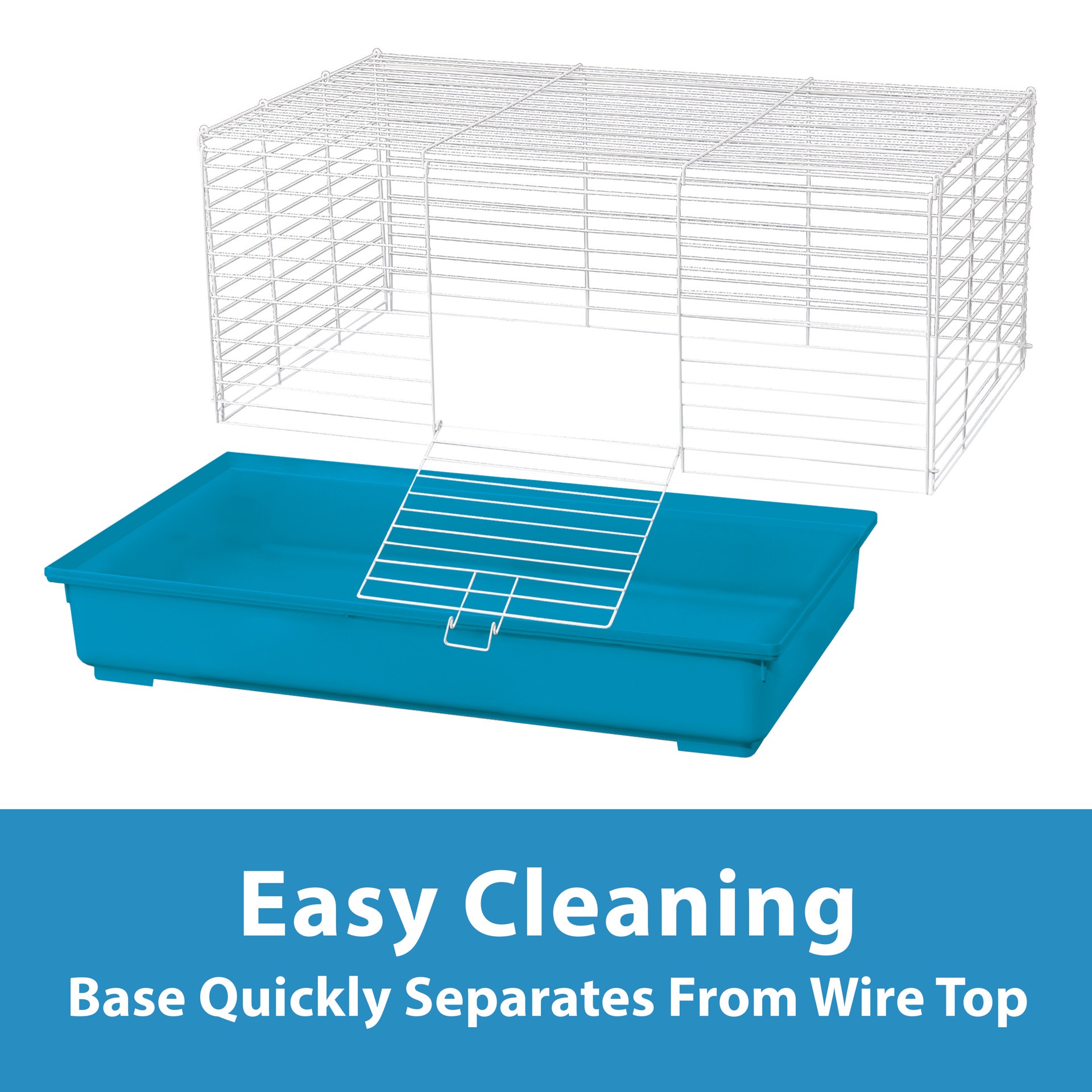 slide 9 of 10, Kaytee Hard Goods Kaytee My First Home Guinea Pig or Rabbit Starter Kit 30" x 18" x 16.5", 1 ct