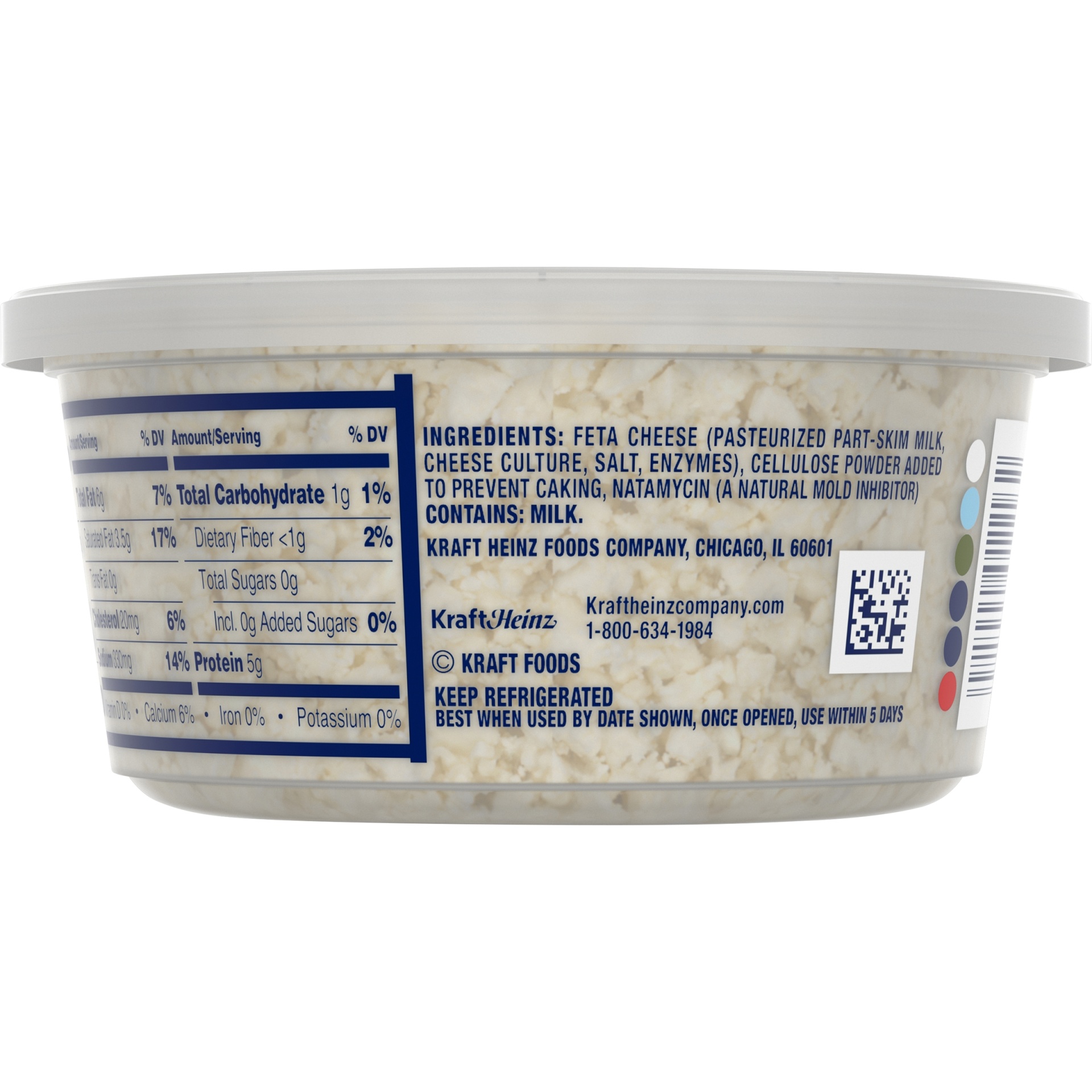 Kraft Natural Cheese Feta Cheese Crumbles 5 oz Tub 5 oz Shipt