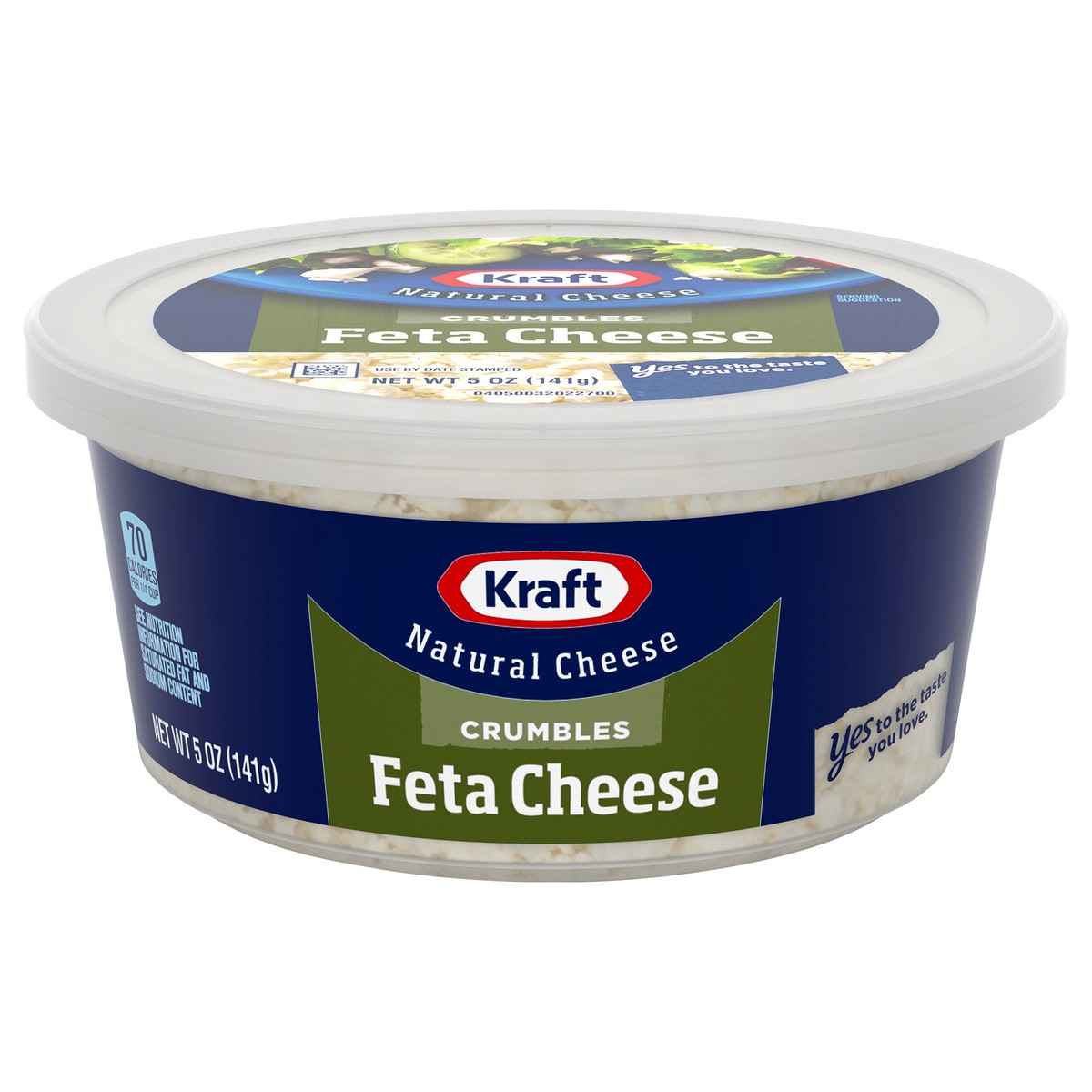 slide 1 of 11, Kraft Feta Cheese Crumbles, 5 oz Tub, 5 oz