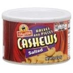 slide 1 of 1, ShopRite Salted Cashews - Halves & Pieces, 8 oz