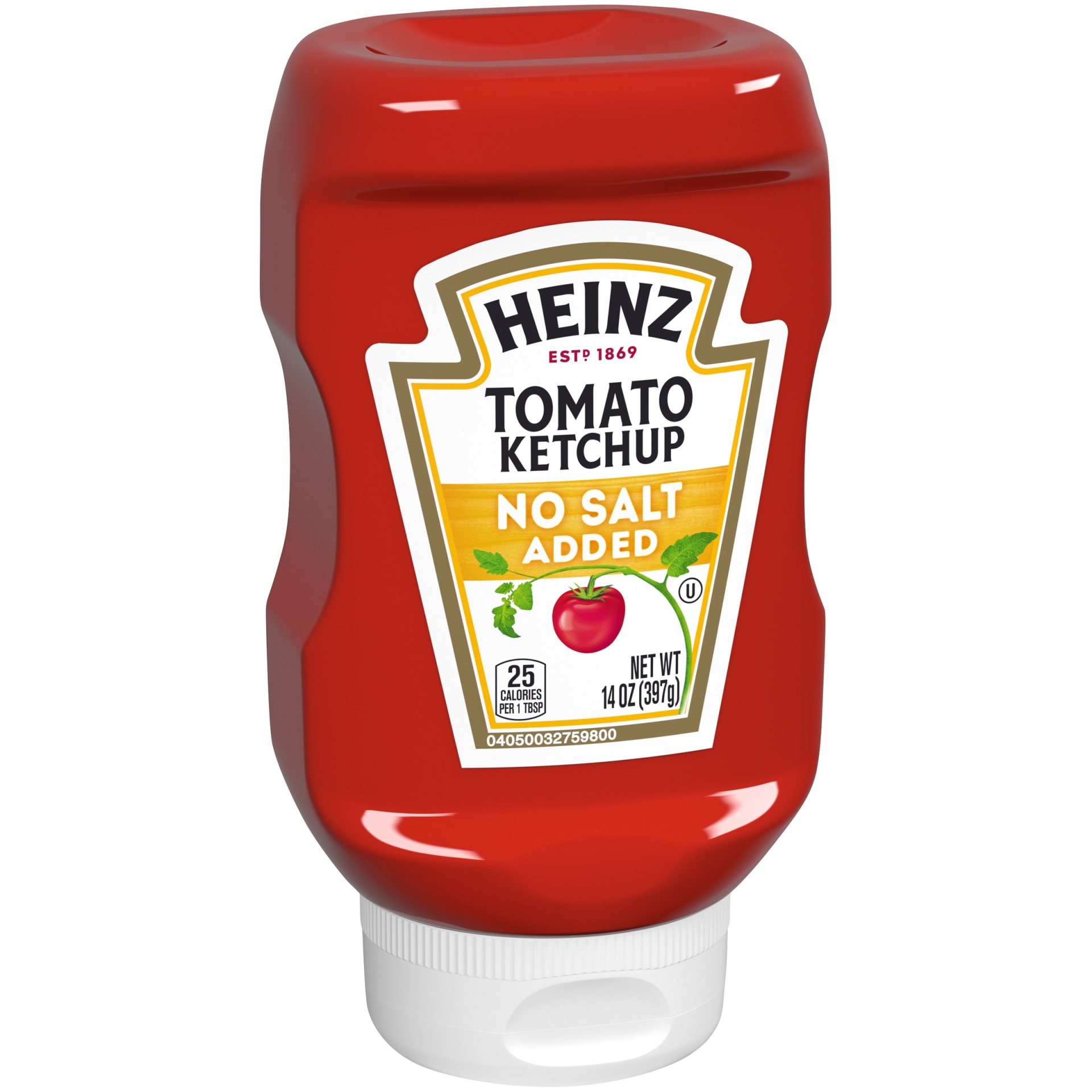 slide 7 of 11, Heinz Tomato Ketchup with No Salt Added, 14 oz