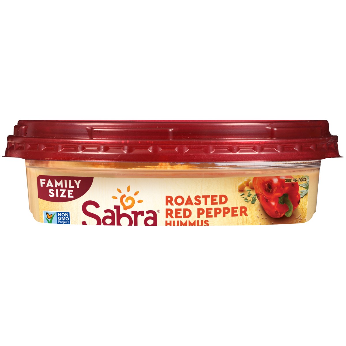 slide 11 of 12, Sabra Roasted Red Pepper Hummus, Family Size, 17 oz, 17 oz