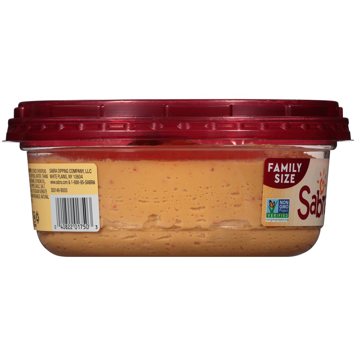slide 3 of 12, Sabra Roasted Red Pepper Hummus, Family Size, 17 oz, 17 oz