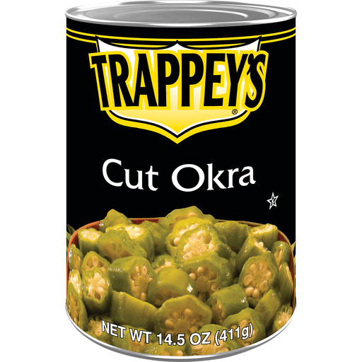 slide 1 of 1, Trappey's Cut Okra, 14.5 oz