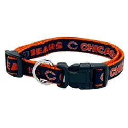 Chicago Bears Adjustable Dog Collar - Small